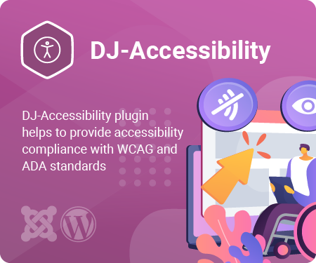 WCAG/Section 508/ADA plugin for Joomla! & WordPress