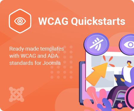 Templates with WCAG and ADA standards for Joomla 4